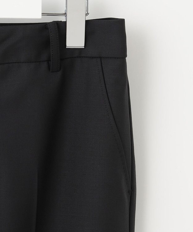 J.PRESS LADIES L BAHARIYE SOLID テーパード パンツ ブラック系