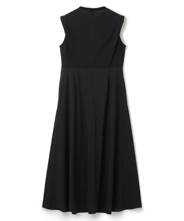 BEIGE， 【洗える/セットアップ対応】SPIGA / ジャージーコンビフレアワンピース Black