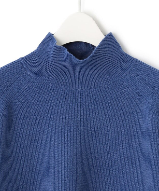 ICB L 【WEB限定カラーあり】 ソフトウールハイゲージ ハイネックニット ハンブルー系