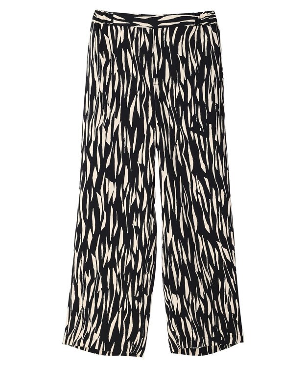 AMERICAN HOLIC サラッとＬｅａｆモチーフパンツ Black