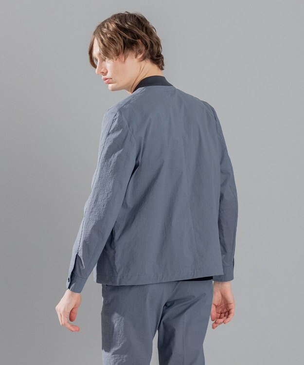 JOSEPH HOMME スーパーストレッチウェザー　ジップアップブルゾン ライトグレー系