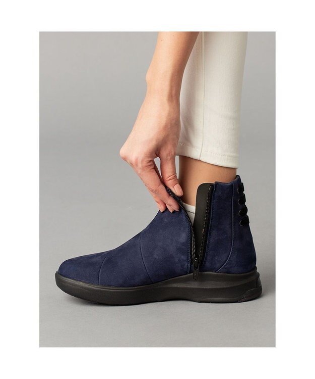 ASICS WALKING ペダラ レディース 2E ミッドナイトブルー(起毛)