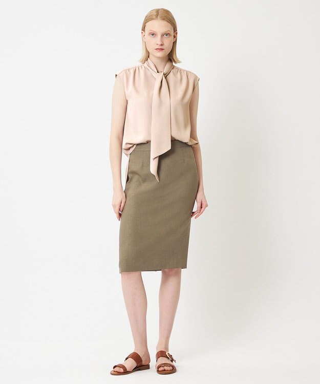 BEIGE， CAROLE / タイトスカート Khaki×Sand