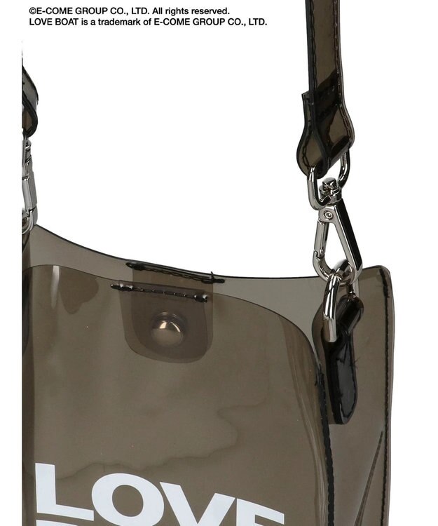 Green Parks ■別注　ＬＯＶＥ　ＢＯＡＴ　クリアショルダー Black