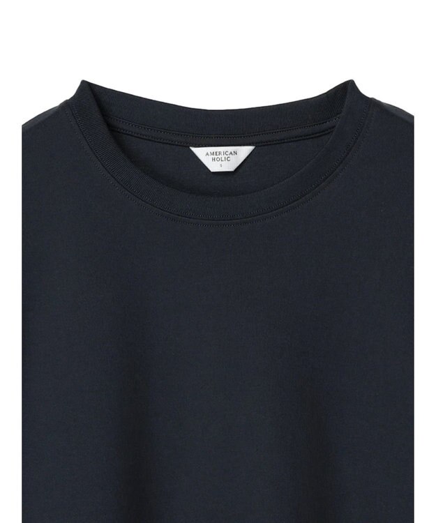 AMERICAN HOLIC ＵＶカット５分袖カットプルオーバー Navy