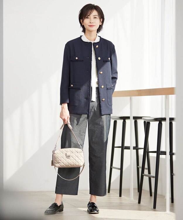 J.PRESS LADIES 【WEB限定】2way パール イヤカフ リング ゴールド系