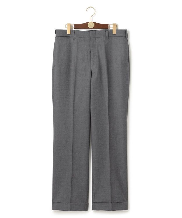 J.PRESS MEN 【J.PRESS ORIGINALS】PEPPIN MERINO SAXONY PIPED STEM TROUSERS / JAPAN MADE ライトグレー系