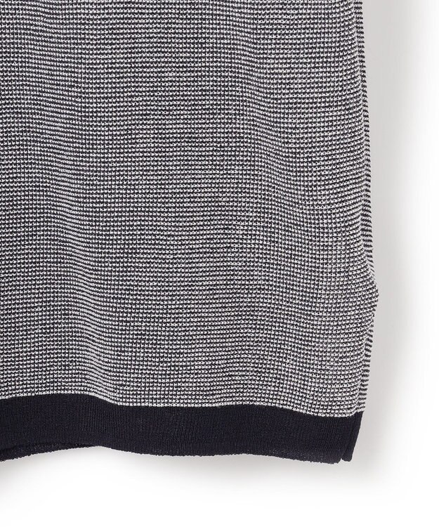 J.PRESS MEN 【ビジネス対応】【HYBRID LINEN】ニットポロシャツ ホワイト系1