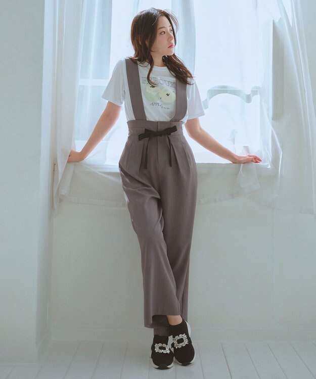 Feroux フルーツモチーフプリント Tシャツ ホワイト系