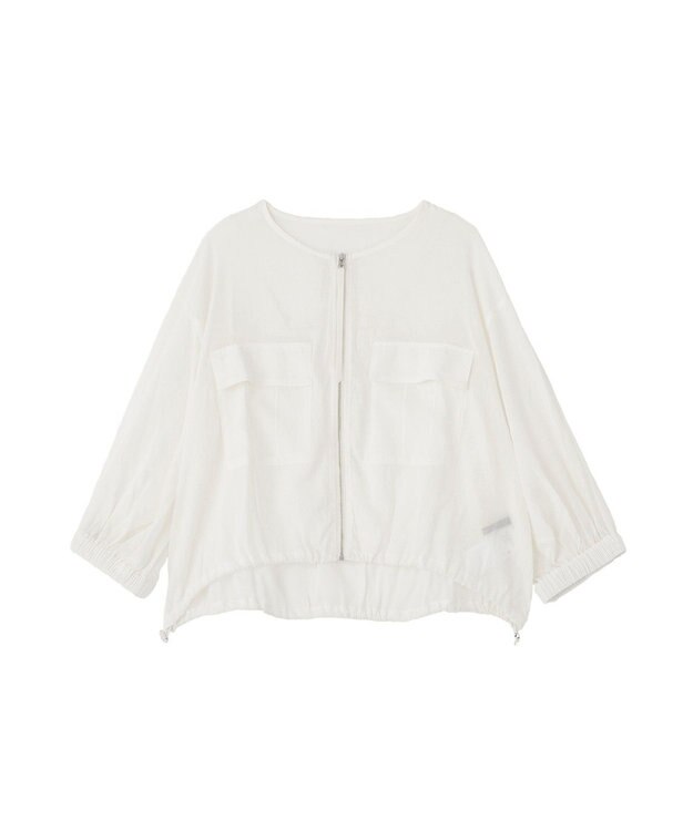 YECCA VECCA ドライタッチシアーブルゾン White