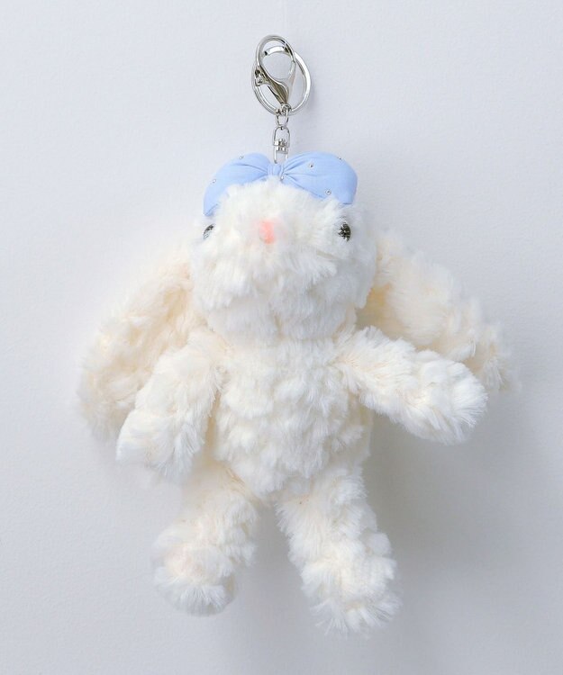 WEGO お姫様うさちゃんぬいぐるみキーホルダー サックス