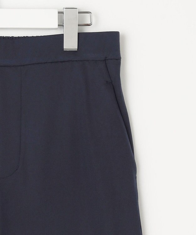 J.PRESS LADIES L 【洗える】 ハリプルライトジャージー パンツ ネイビー系