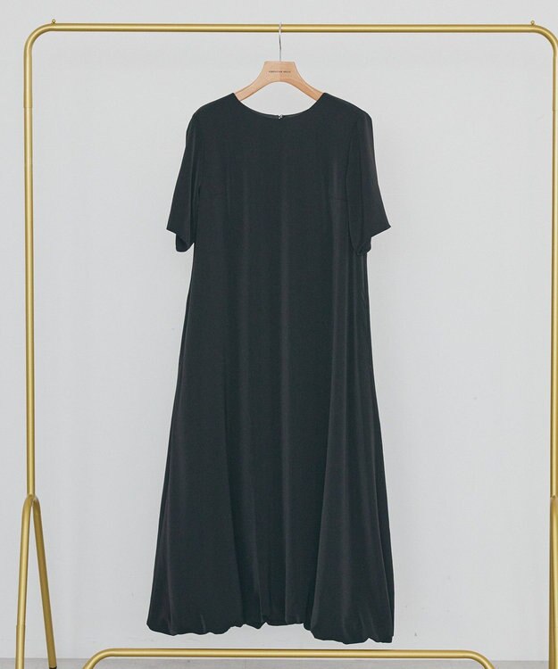 AMERICAN HOLIC 【イージーケア】バルーンワンピース Black