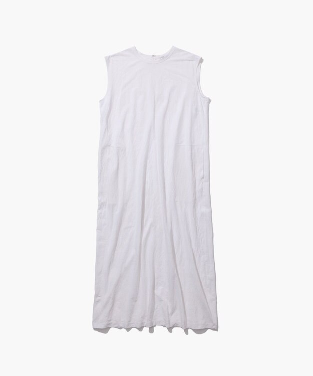 ATON SHRINK FRESCA JERSEY | タンクトップドレス WHITE