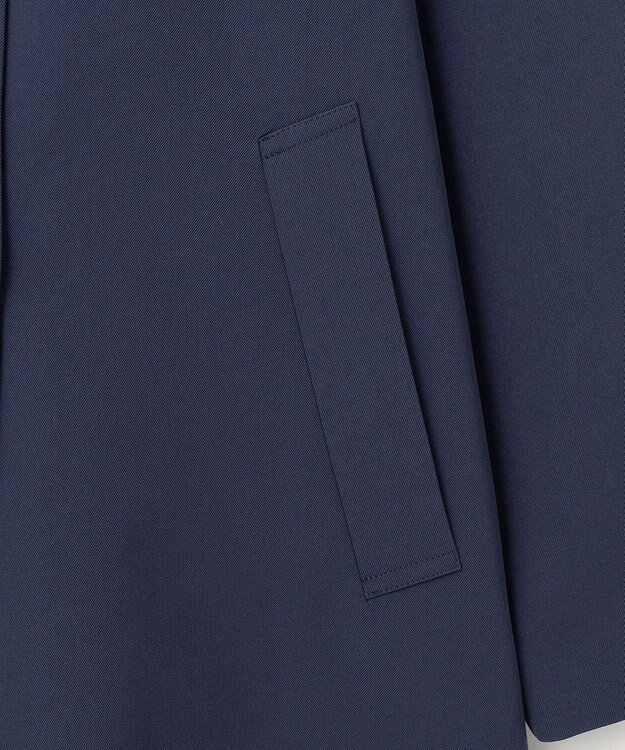 自由区 【洗える】エアフロートレンチ コート ネイビー