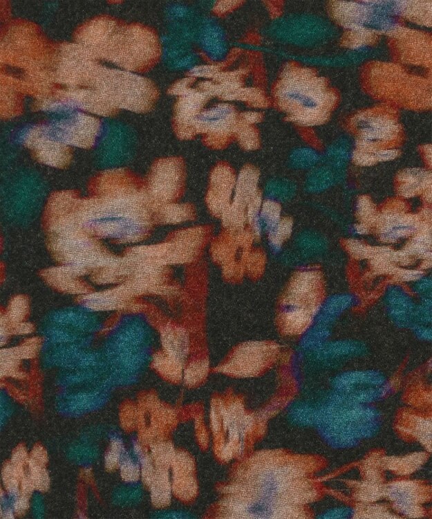 Paul Smith Tea Floral リバーシブル スカーフ ブラック