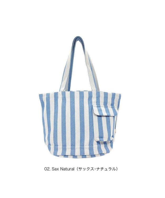 ROOTOTE 3519【ルートート】SN.ミディアム.リサイクルコットン-F 02：サックス・ナチュラル