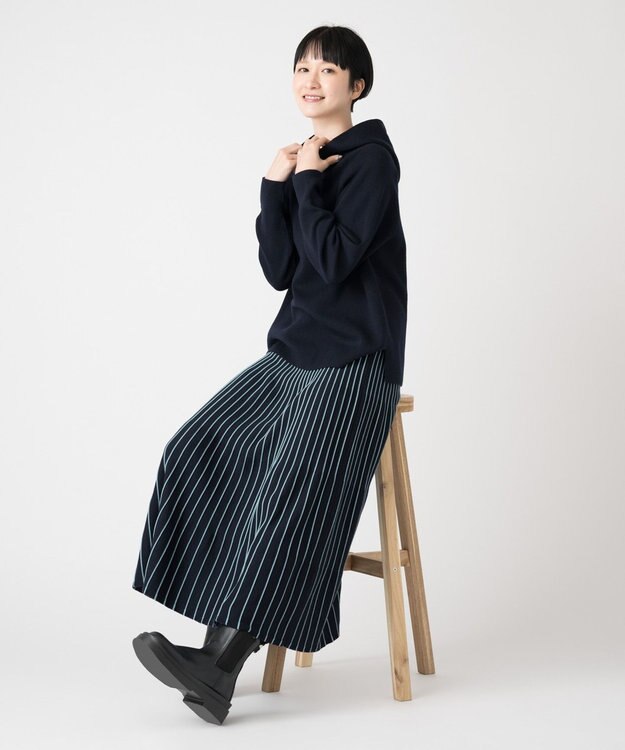 ONWARD Reuse Park 【組曲】スカート秋冬 ネイビー