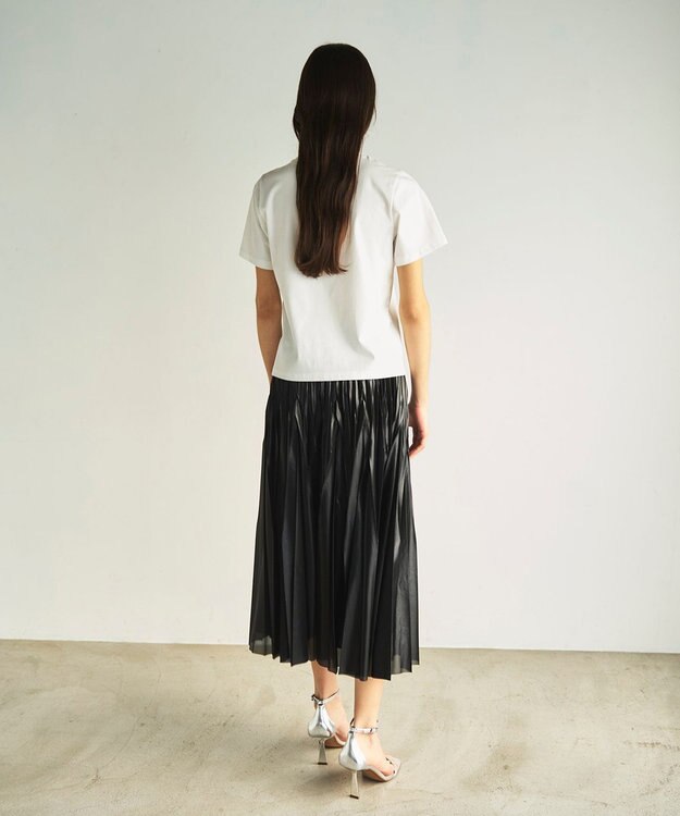 GRACE CONTINENTAL ラメロゴTee ホワイト