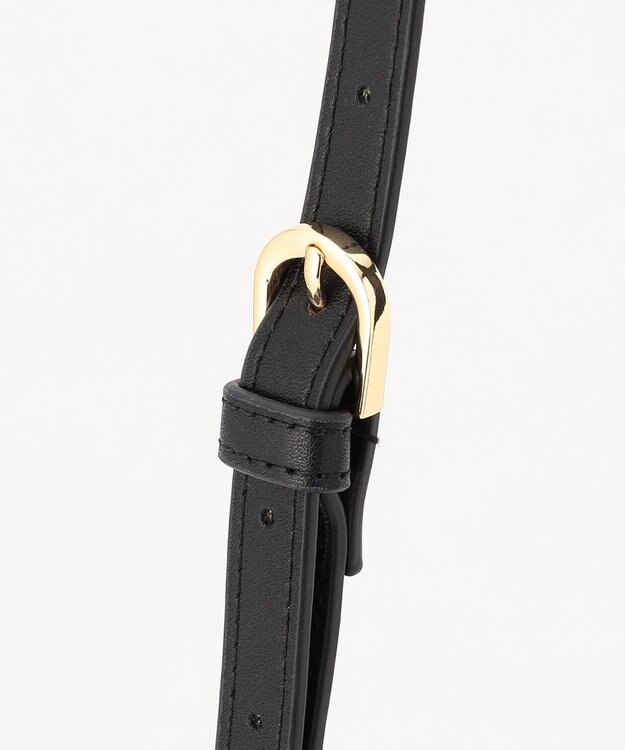 LA BAGAGERIE フリンジデニムバッグ Sサイズ ブラック