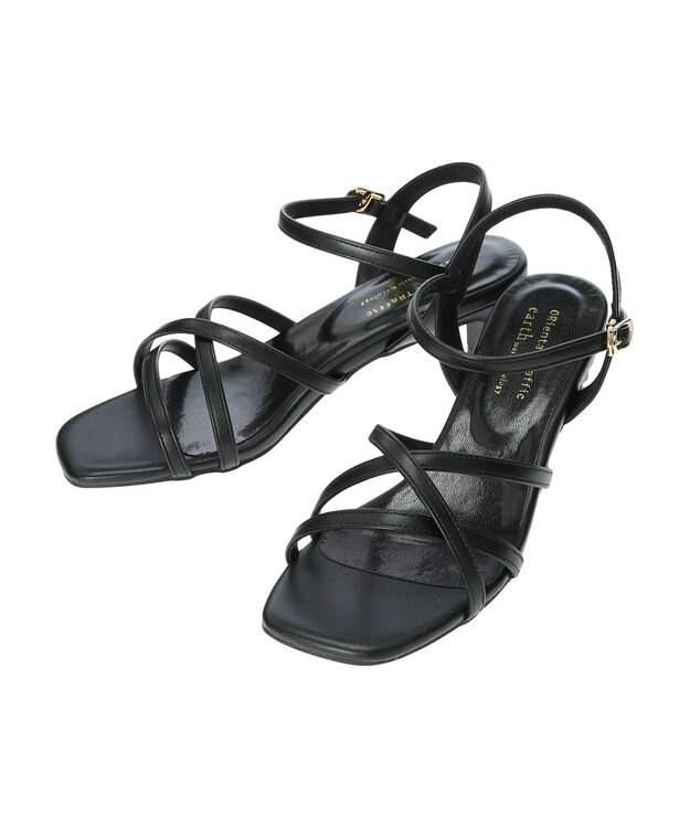 earth music&ecology ＯＲｉｅｎｔａｌＴＲａｆｆｉｃ　ナローストラップサンダル Mocha