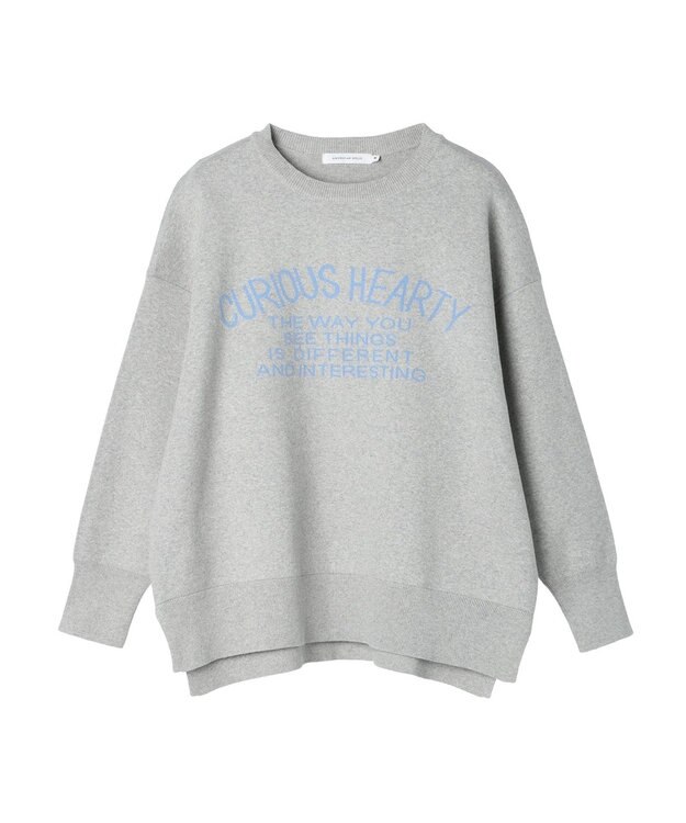 AMERICAN HOLIC ロゴニットプルオーバー Light Gray Mixture