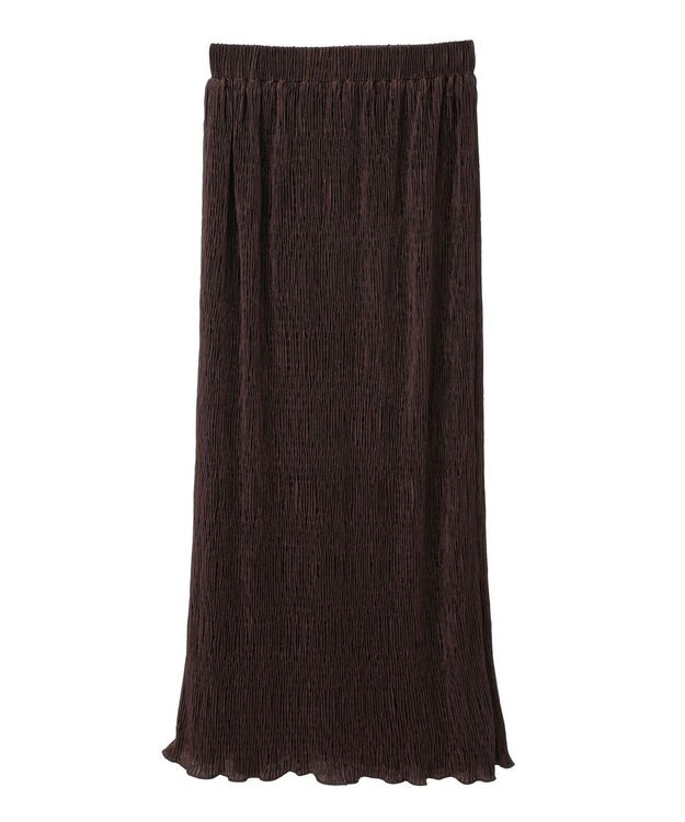 Green Parks ・ＡＮＤＳＥＡＲＣＨ　プリーツ加工Ｉラインスカート Brown