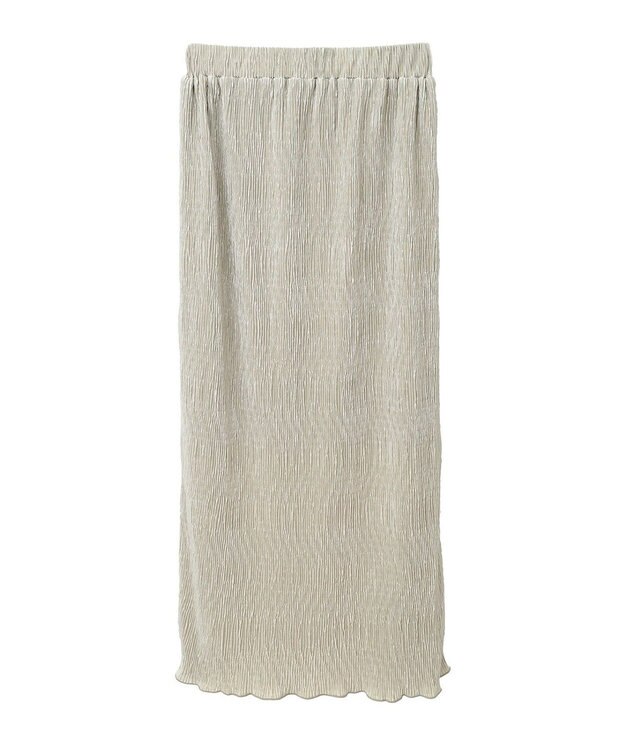 Green Parks ・ＡＮＤＳＥＡＲＣＨ　プリーツ加工Ｉラインスカート Beige