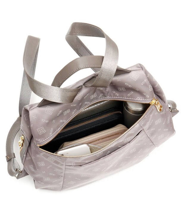 IBIZA ロゴナイロン　リュック ライトパープル