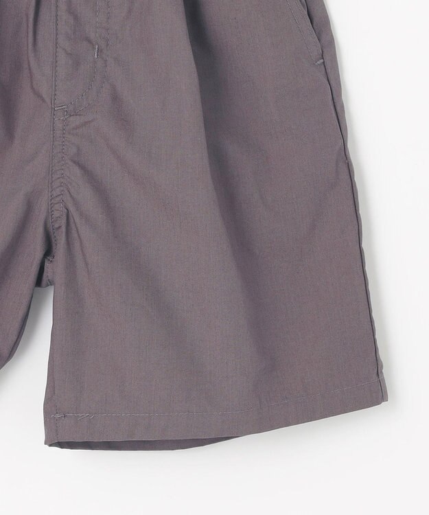 ANY KIDS ポプリン ハーフパンツ チャコール