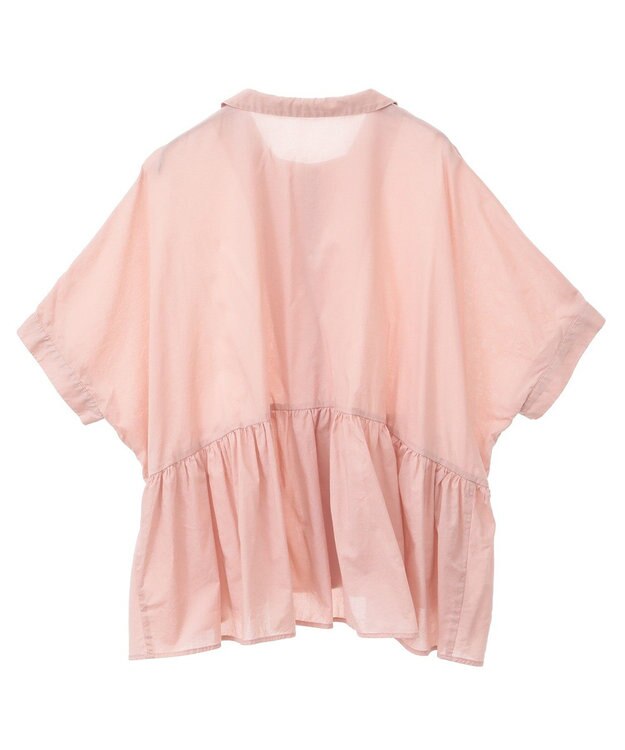 CRAFT STANDARD BOUTIQUE ペプラムブラウス Pink