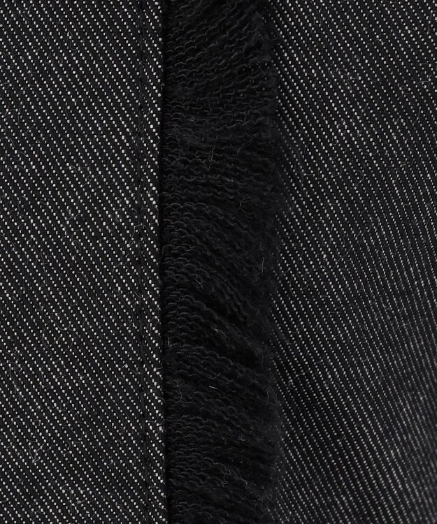 LA BAGAGERIE フリンジデニムバッグ Sサイズ ブラック