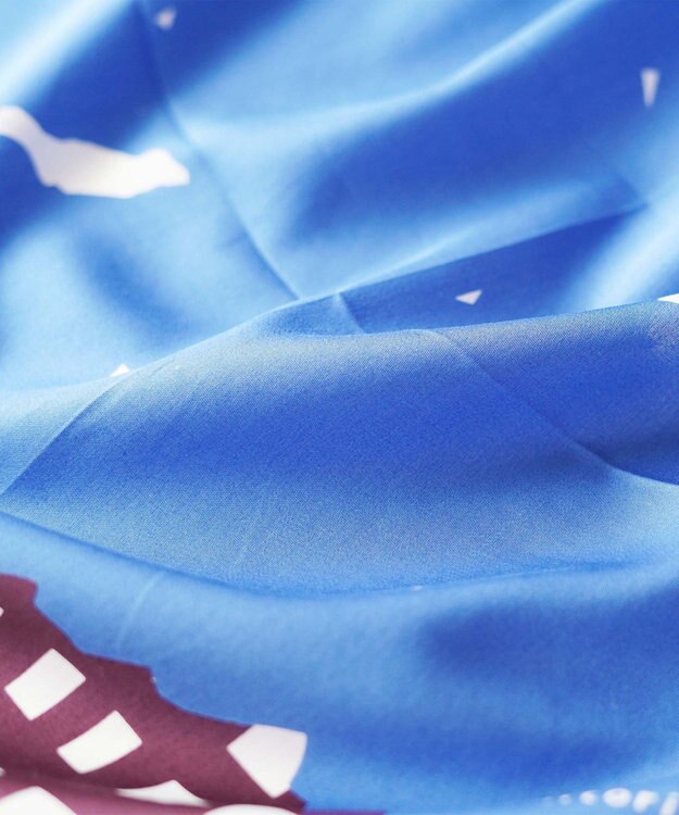 nitorito 【UNISEX】ギフトパッケージ&ステッカー付 forest ハンカチ スカーフ blue x brown