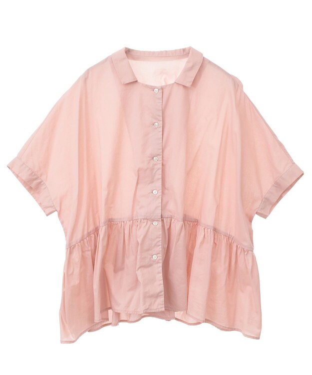 CRAFT STANDARD BOUTIQUE ペプラムブラウス Pink