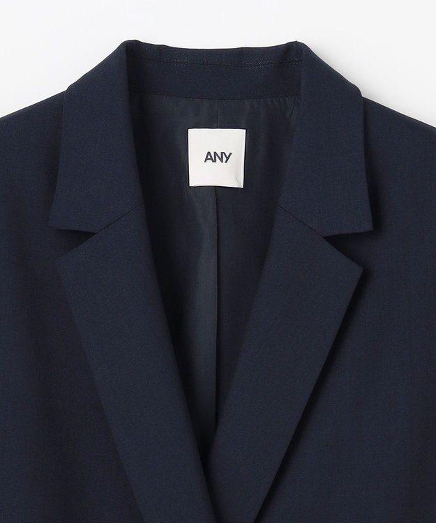 ANY イージーケアライトストレッチジレ ネイビー