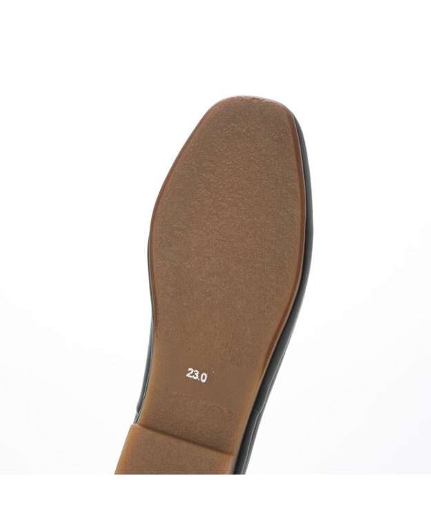 ing <ing>【サスティナブルシリーズ】Vカットフラットパンプス ダークグリーン