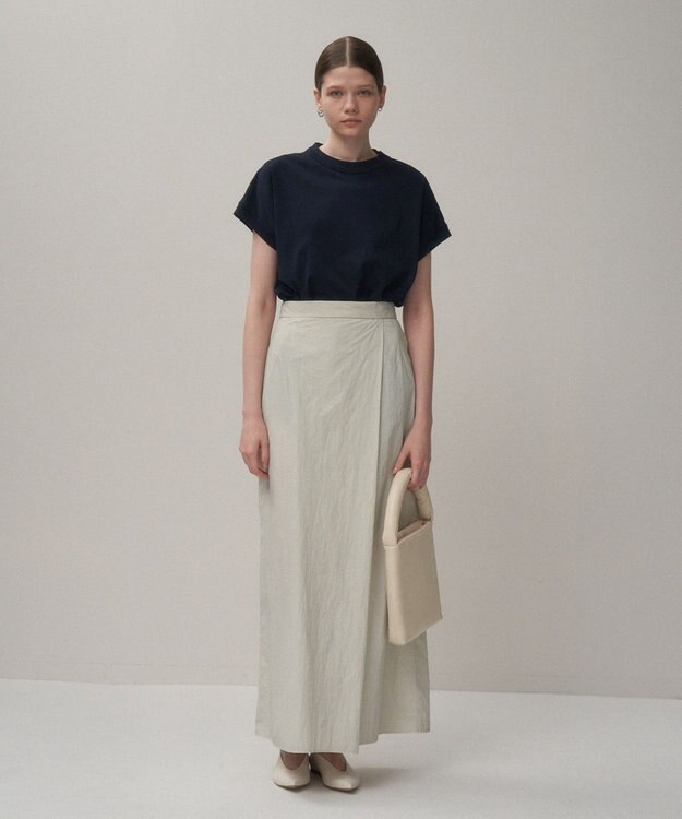 ATON DRY COTTON JERSEY | オーバーサイズプルオーバー NAVY