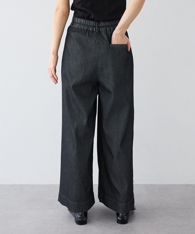 CRAFT STANDARD BOUTIQUE 3タックデニムパンツ Black