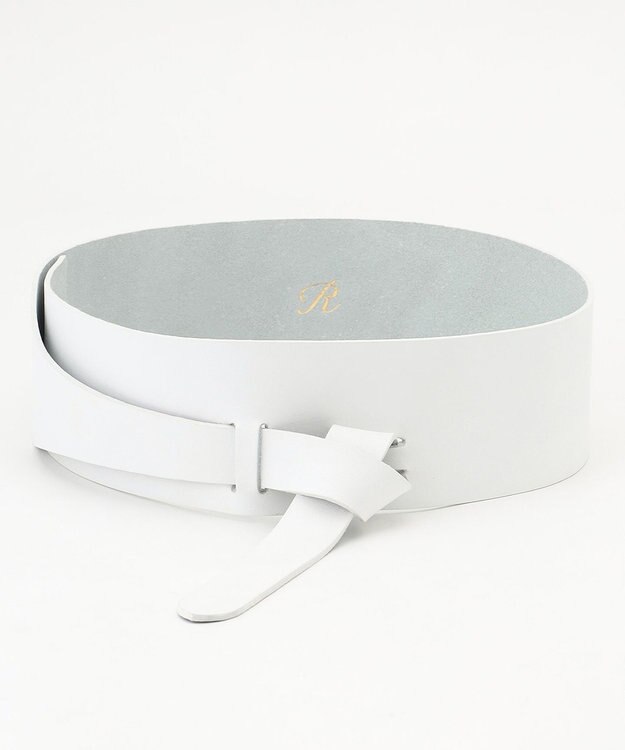 23区 【R(アール)】レザーベルト オフホワイト系