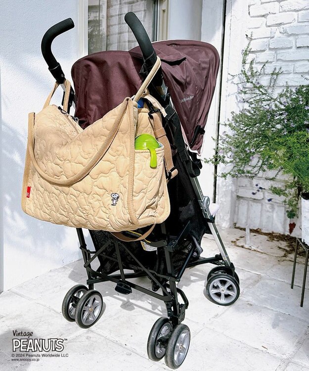 ROOTOTE 8404【スヌーピー】IP.グランデ.キルト.ピーナッツ-9Q 02：ベージュ