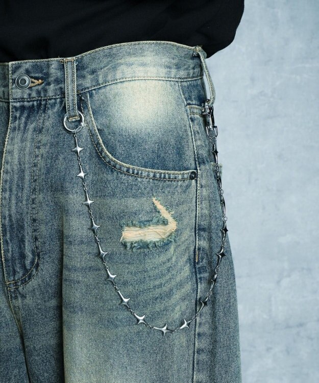 WEGO Mモチーフウォレットチェーン 柄1