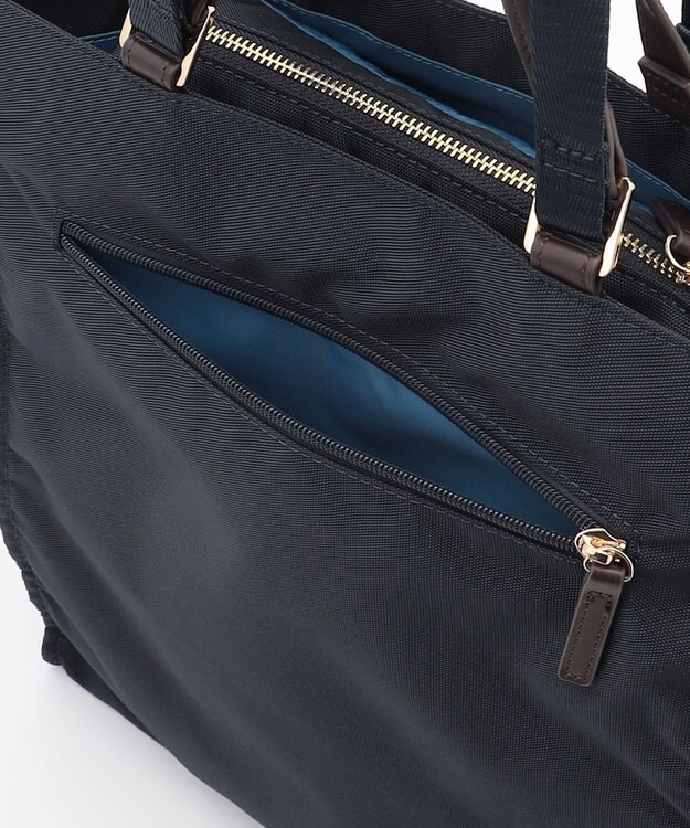 LA BAGAGERIE 縦長スクエアトート ネイビー