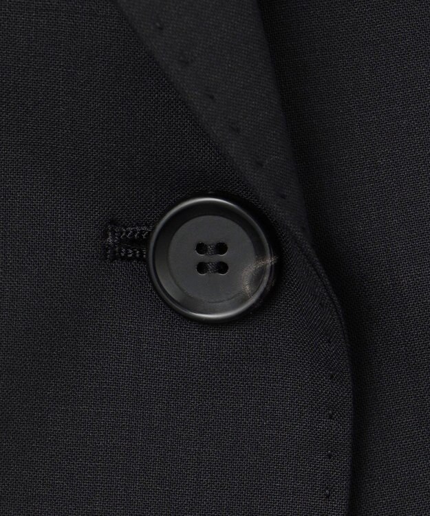 23区 【セットアップ対応】ラフィーネウール 二つ釦 ジャケット ブラック系