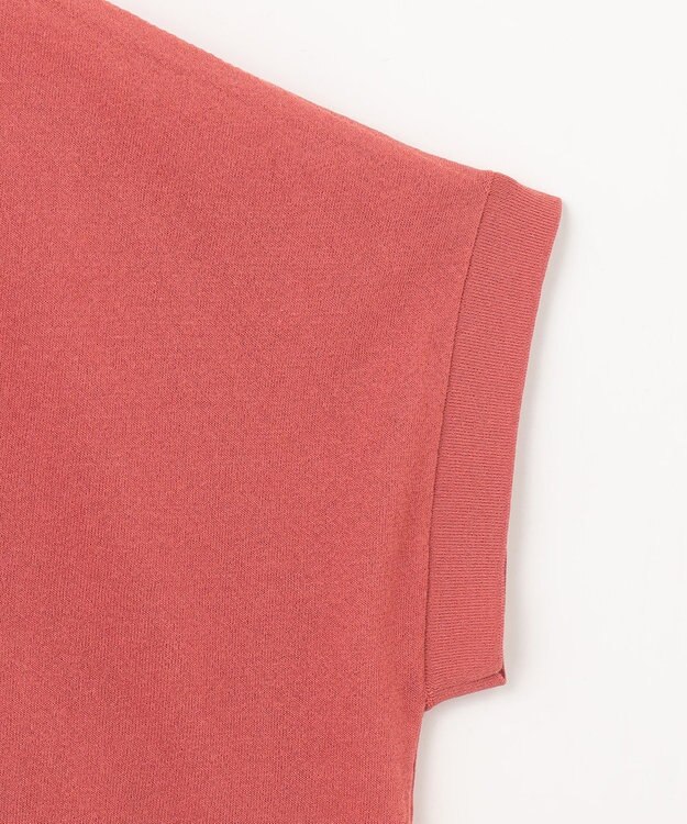 23区 L 【洗える】ライトシアーニット プルオーバー オールドローズ系