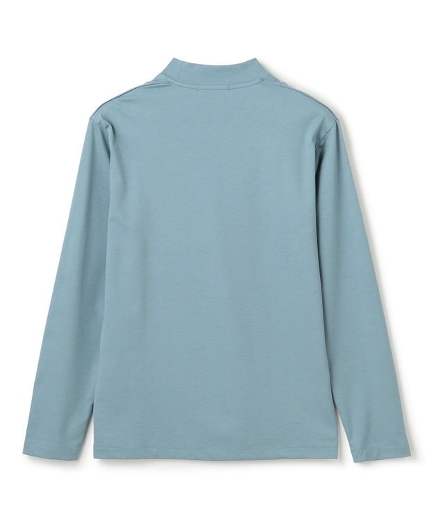 JOSEPH HOMME コンパクトストレッチジャージー    モックネックカットソー スカイブルー系