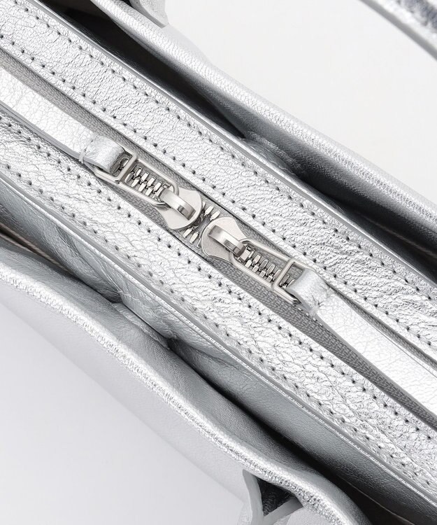 BEIGE， 【一部店舗限定】MARY AL TERNA /  RIKYU レザーショルダーバック Silver