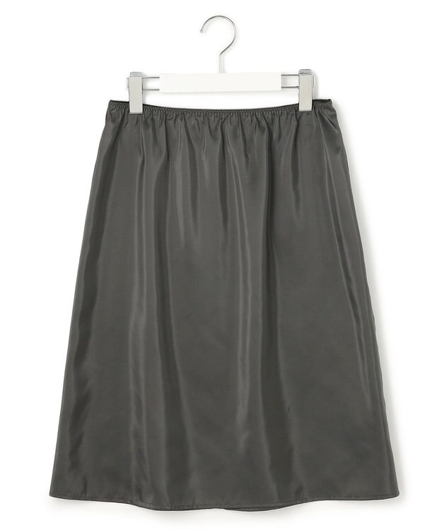 23区 L 【洗える】ラスターローン フロントタック ワンピース グレー系