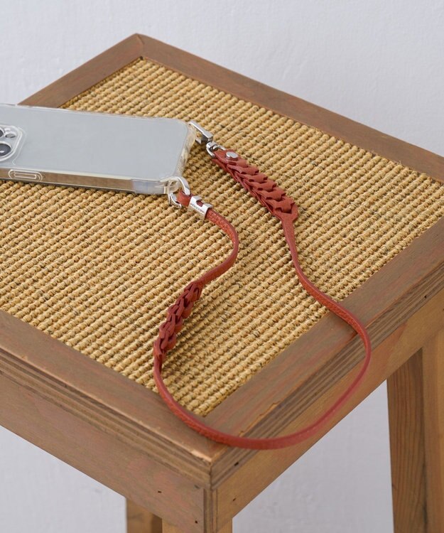 IACUCCI  ブリーノ レザーストラップ/ショート CERVO レッド