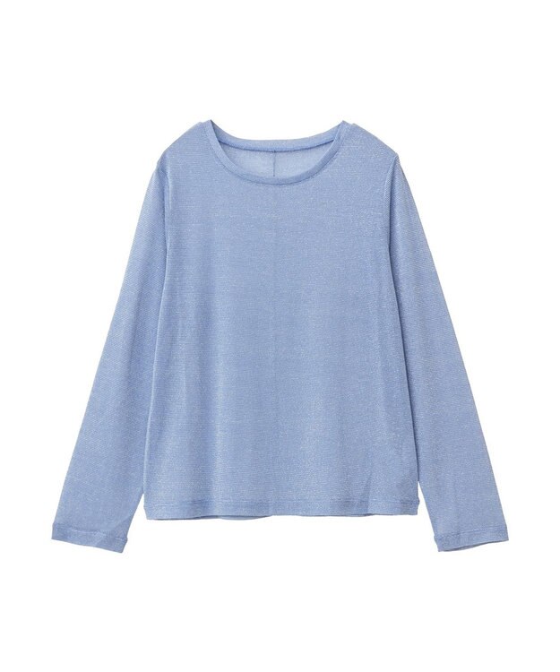 earth music&ecology ラメシアープルオーバー Blue
