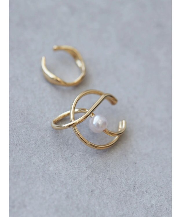 AMERICAN HOLIC パールイヤカフセット Gold